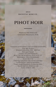 Hunters Reserve 2013 Pinot Noir - Inner Circle